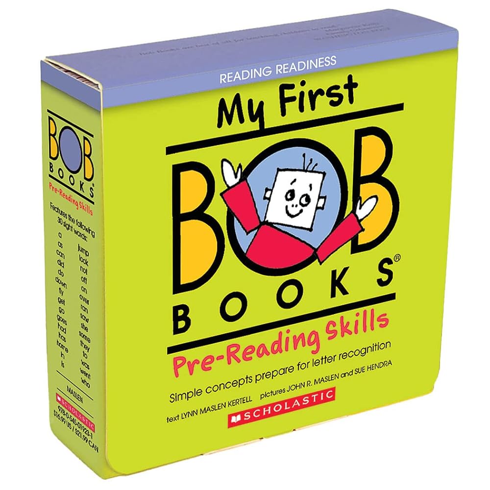 My First Bob Books - Pre-Reading Skills Box Set | Phonics, Ages 3 and up, Pre-K (Reading Readiness)