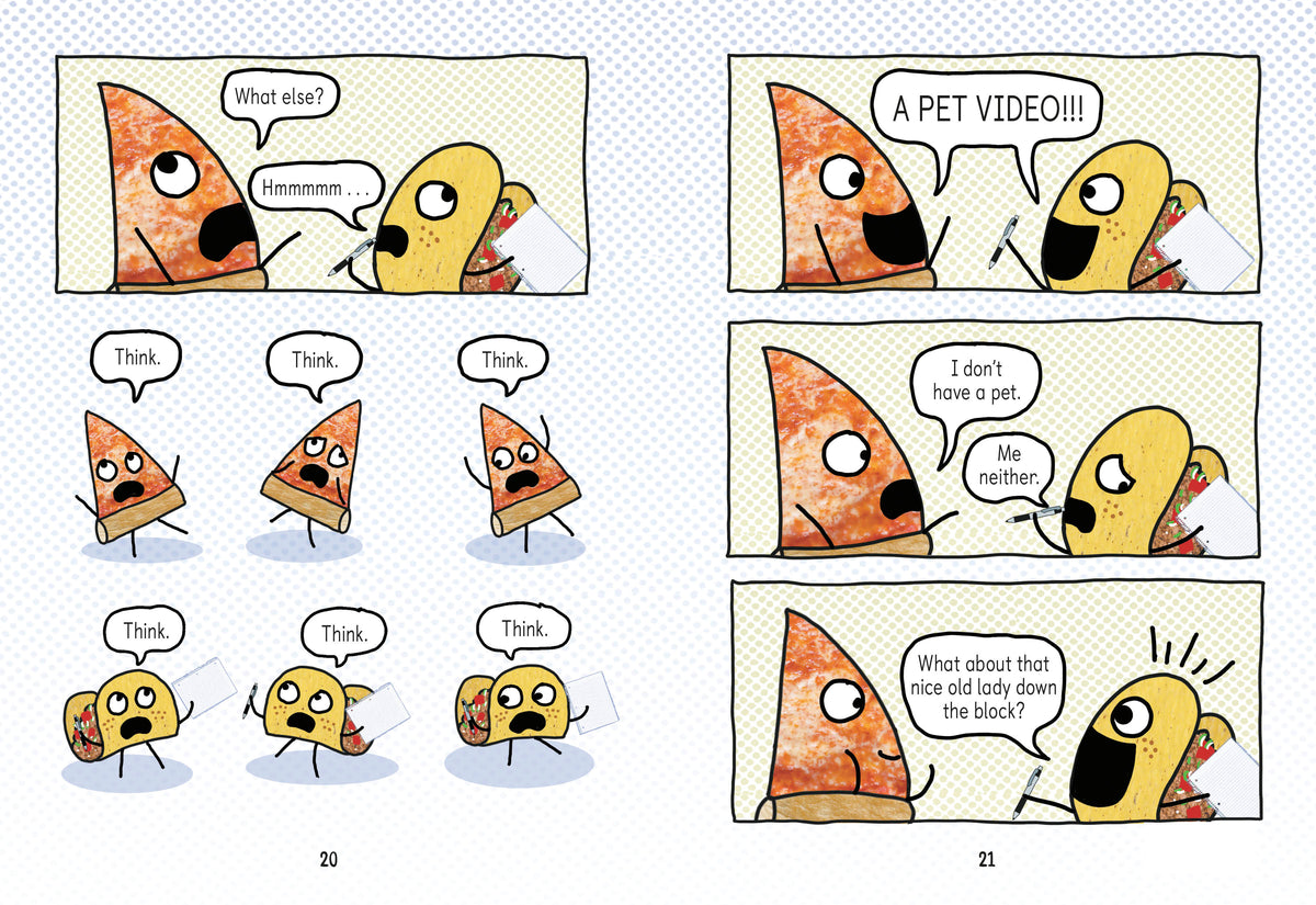 Pizza and Taco: Go Viral!: (A Graphic Novel) (Book #10)