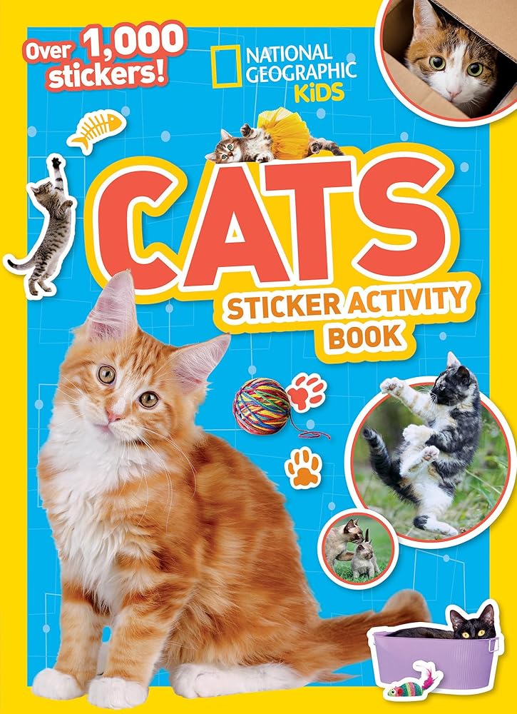 National Geographic Kids Cats Sticker Activity Book: Over 1,000 Stickers!