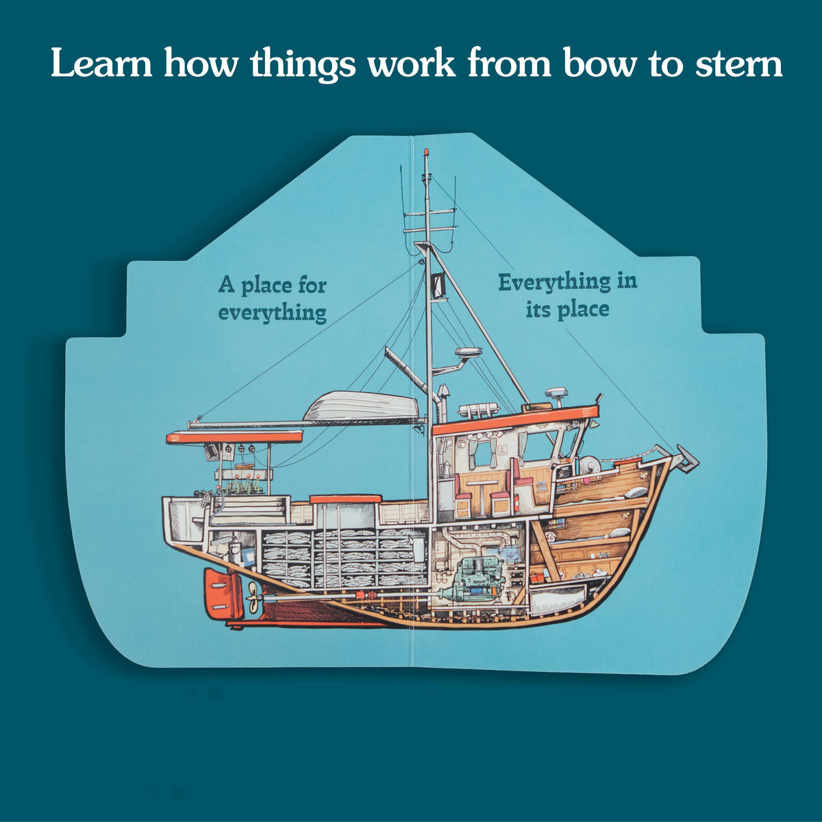 Working Boats: Salmon Troller (Board Book): A Look-Inside Book