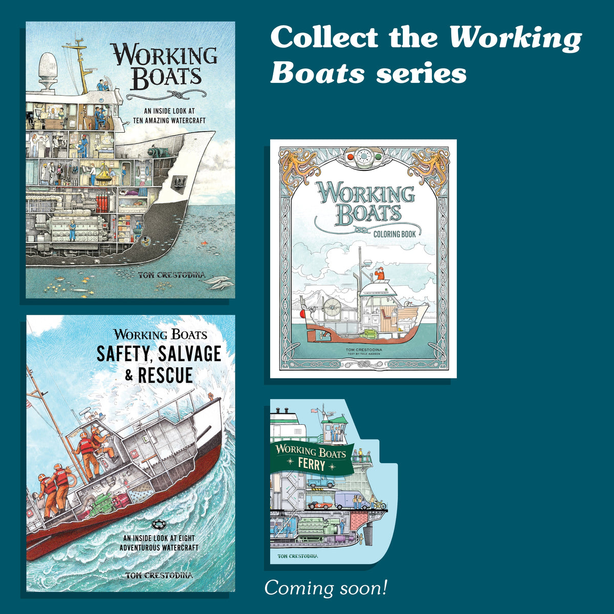 Working Boats: Salmon Troller (Board Book): A Look-Inside Book