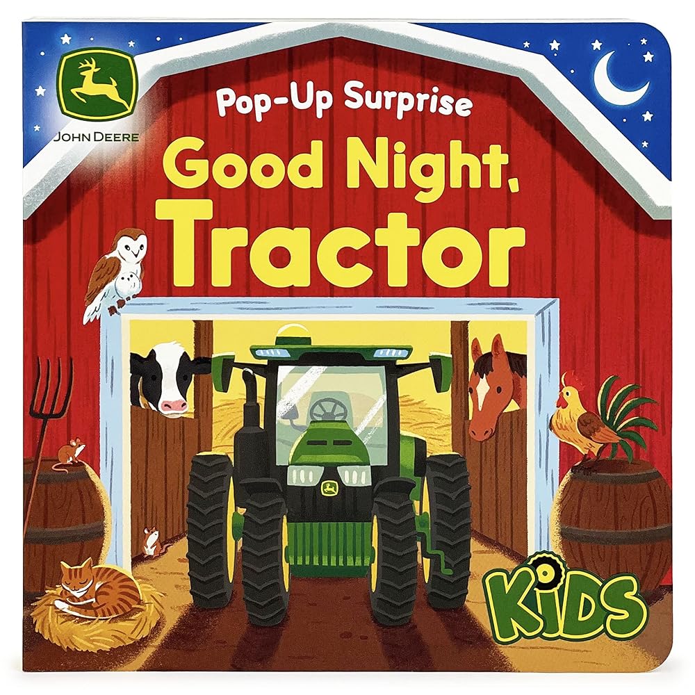 John Deere Kids Good Night, Tractor: Pop-Up Surprise