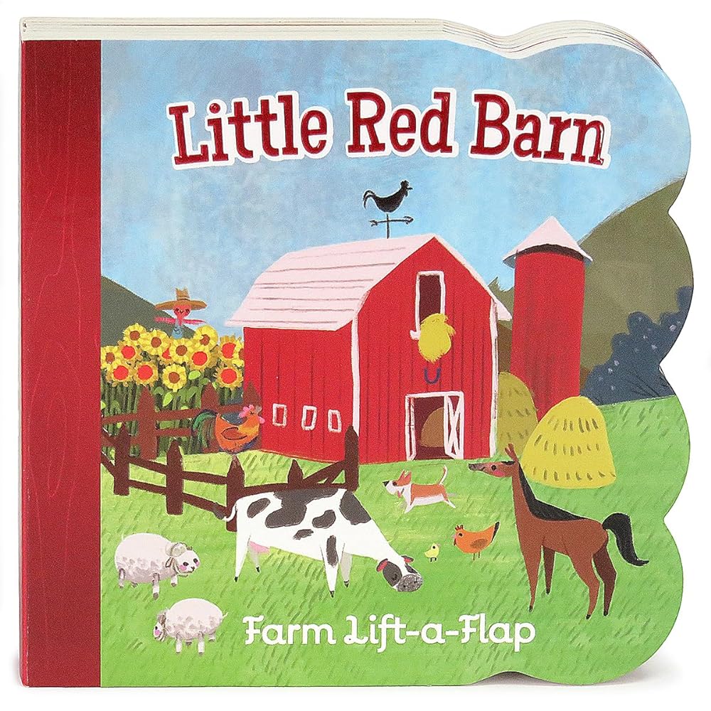 Little Red Barn: Farm Lift-a-Flap Board Book