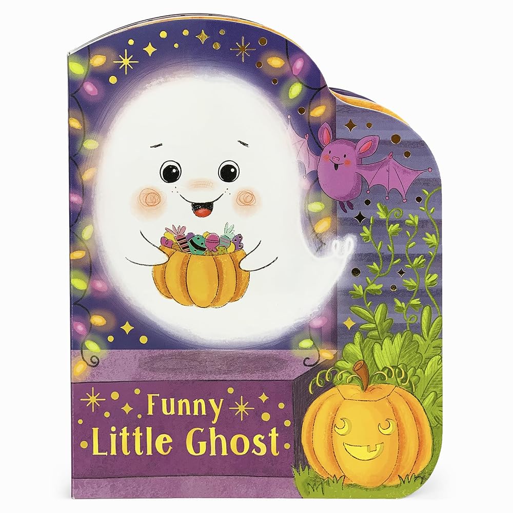 Funny Little Ghost: A Halloween Shaped Board Book